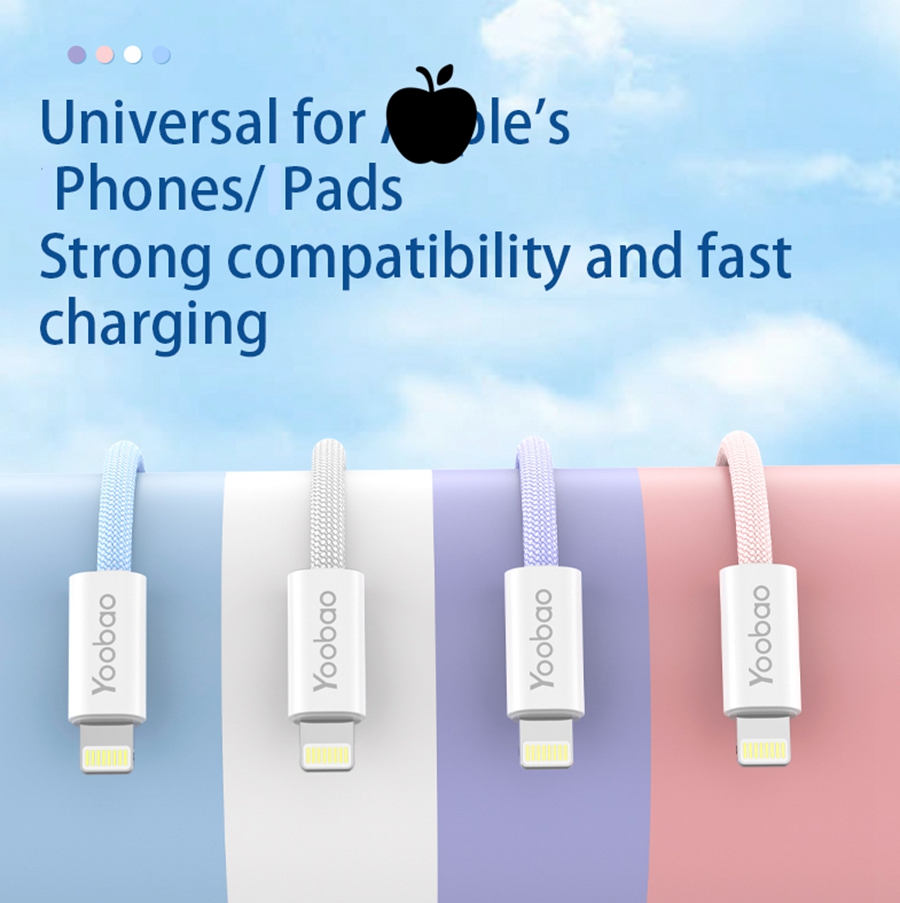 Yoobao YB-4017 2.4A Fast Charging Lightnin Data Cable | Shopee Philippines