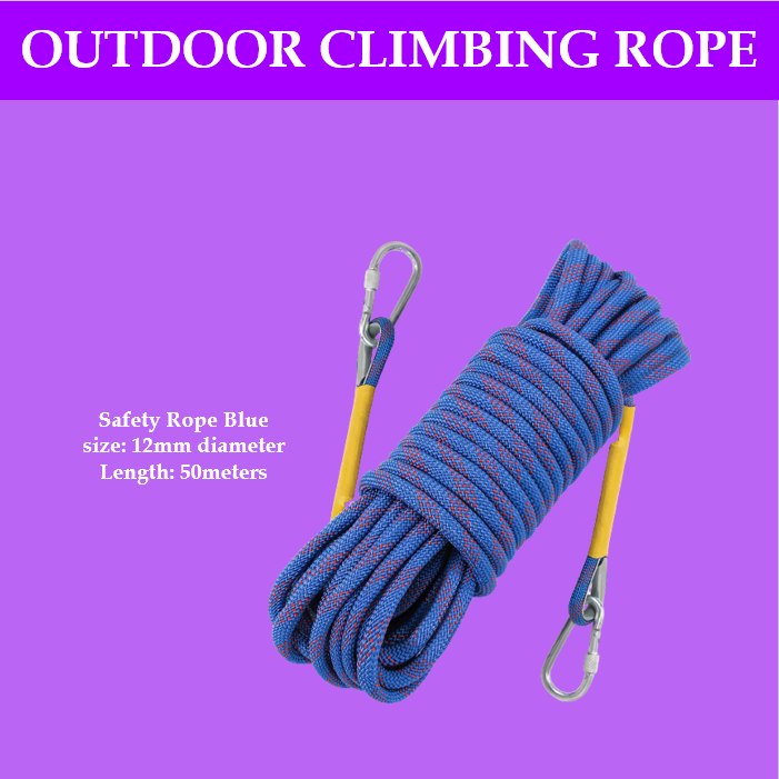 Mago 12mm 20-50-100 Meters Safety rope Climbing/Hiking Rope Outdoor ...