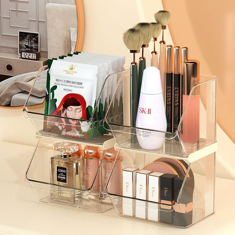 CHIT Wall-mounted Storage Basket Cosmetic Storage Facial Mask Lipstick ...