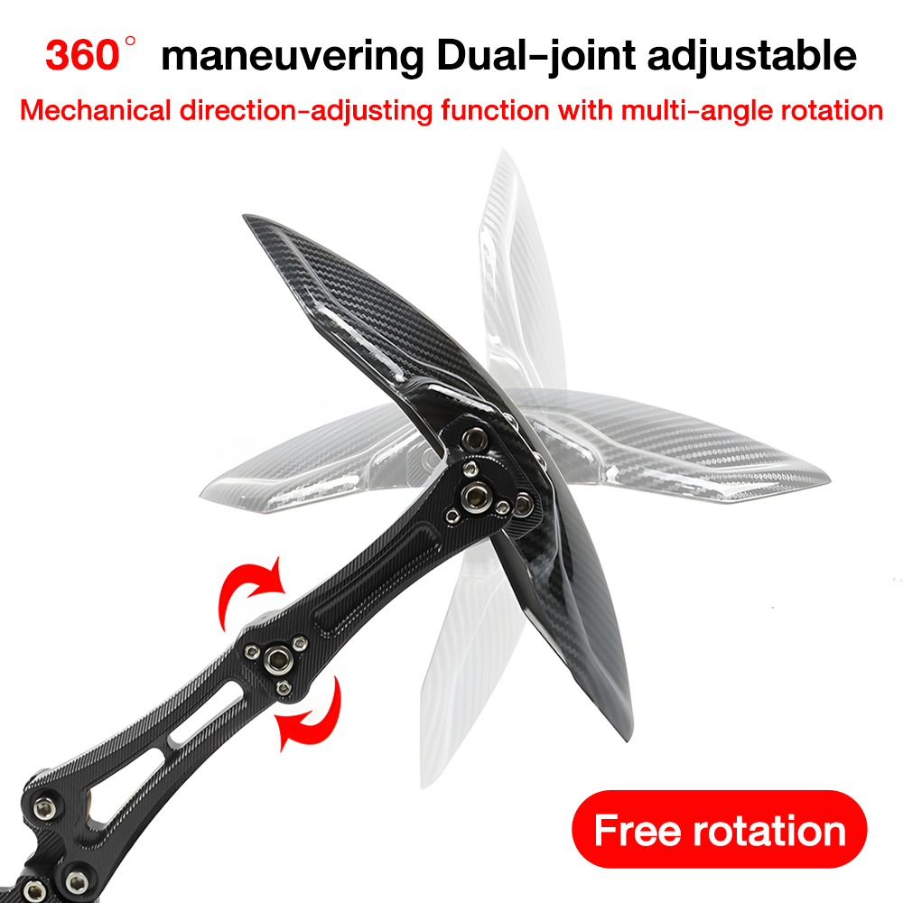 Motorcycle Universal Rear Mudguard Carbon Fiber CNC aluminum adjustable ...
