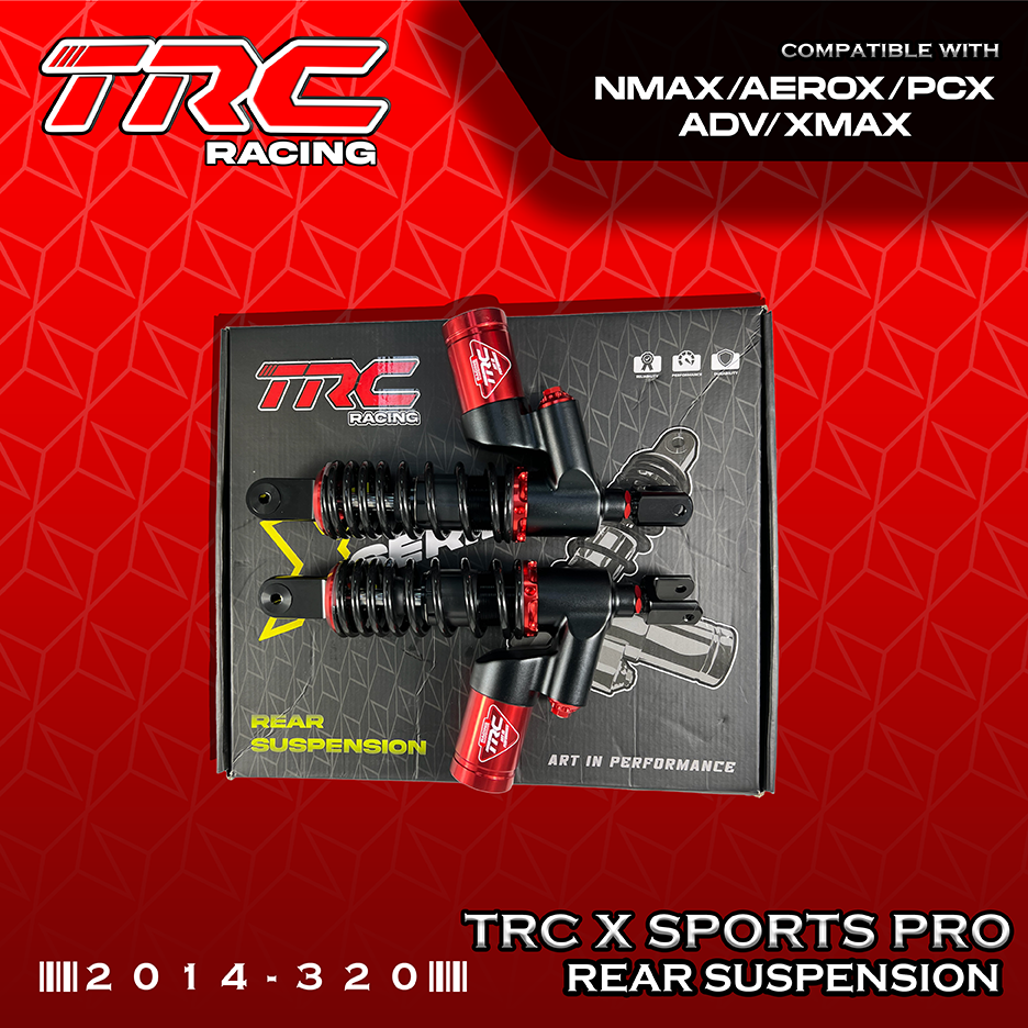 TRC Racing Shock Absorber Suspension X SPORTS PRO 320mm PCX/NMAX/AEROX ...