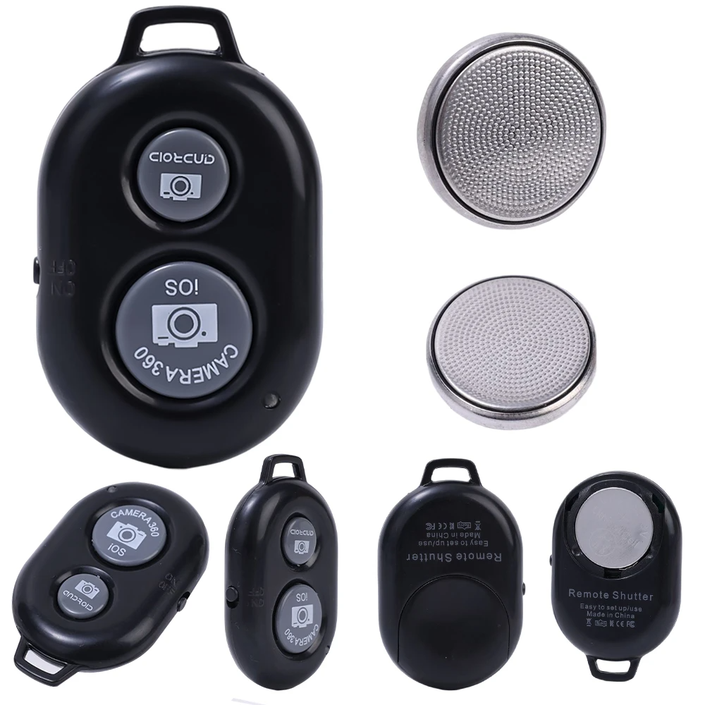 Bluetooth Remote Shutters，Mini Phone Selfie Wireless Controller Camera ...