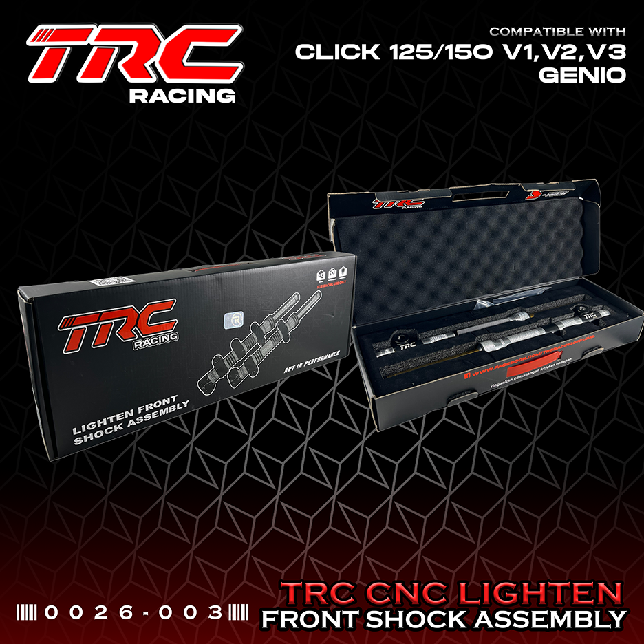TRC RACING LIGHTEN FRONT SHOCK ASSEMBLY for CLICK 125 150/Beat FI 0026 ...