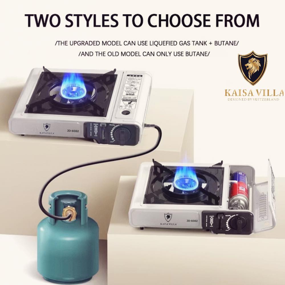 Kaisavilla 2in1 Portable Butane and Gas stove with case for outdoor and ...