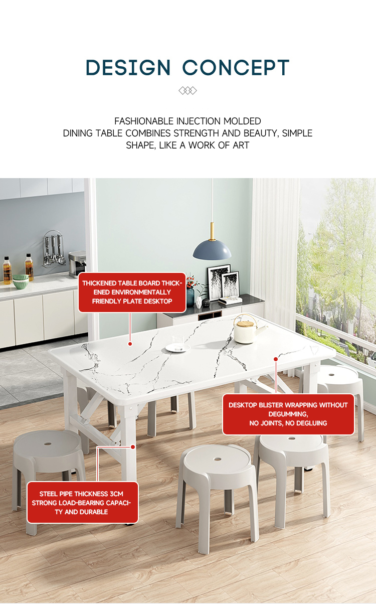 Evora Foldable Table Desk Multipurpose Dining/Computer Study Table ...