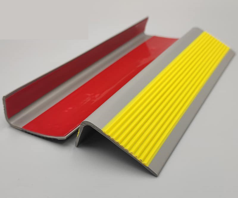 1M Non-Slip Anti Stair Edge Protector PVC Rubber Stair Treads Self ...