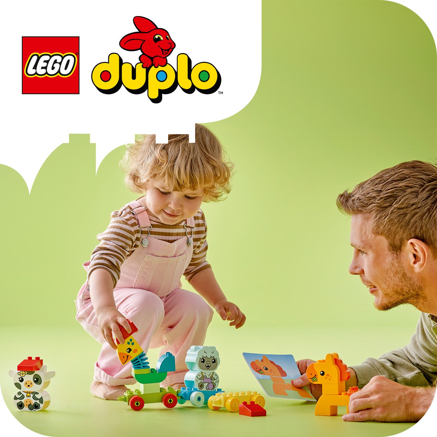 LEGO DUPLO My First 10412 Animal Train Nature (19 Pieces) | Shopee ...