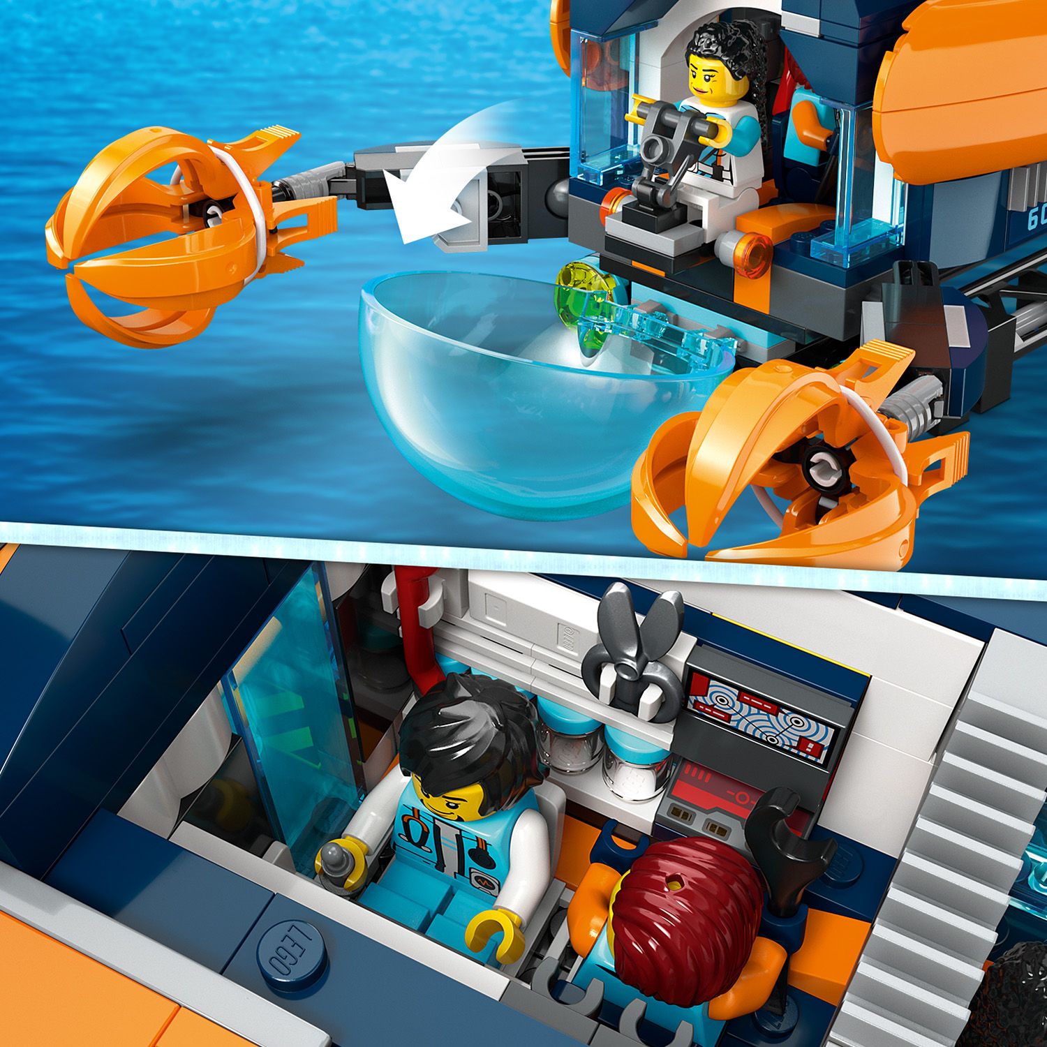 Mini Submarine Lego Submarine 2020 LEGO City 60379 Deep-Sea