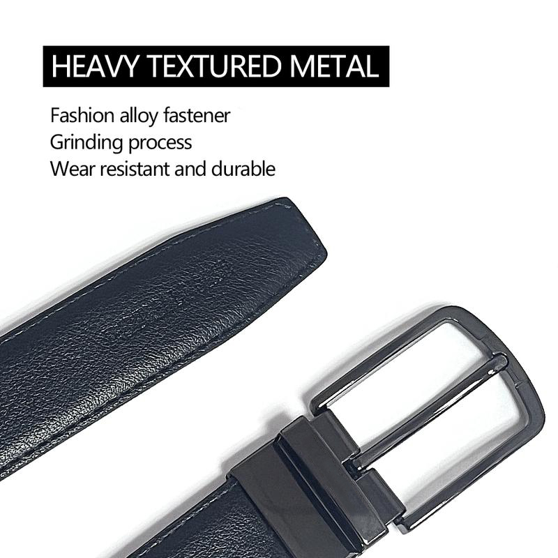 BS1200 Men's Genuine Cowhide Leather Belt Strap - White, 1.5 Inch Wide, With Snap Buckle System