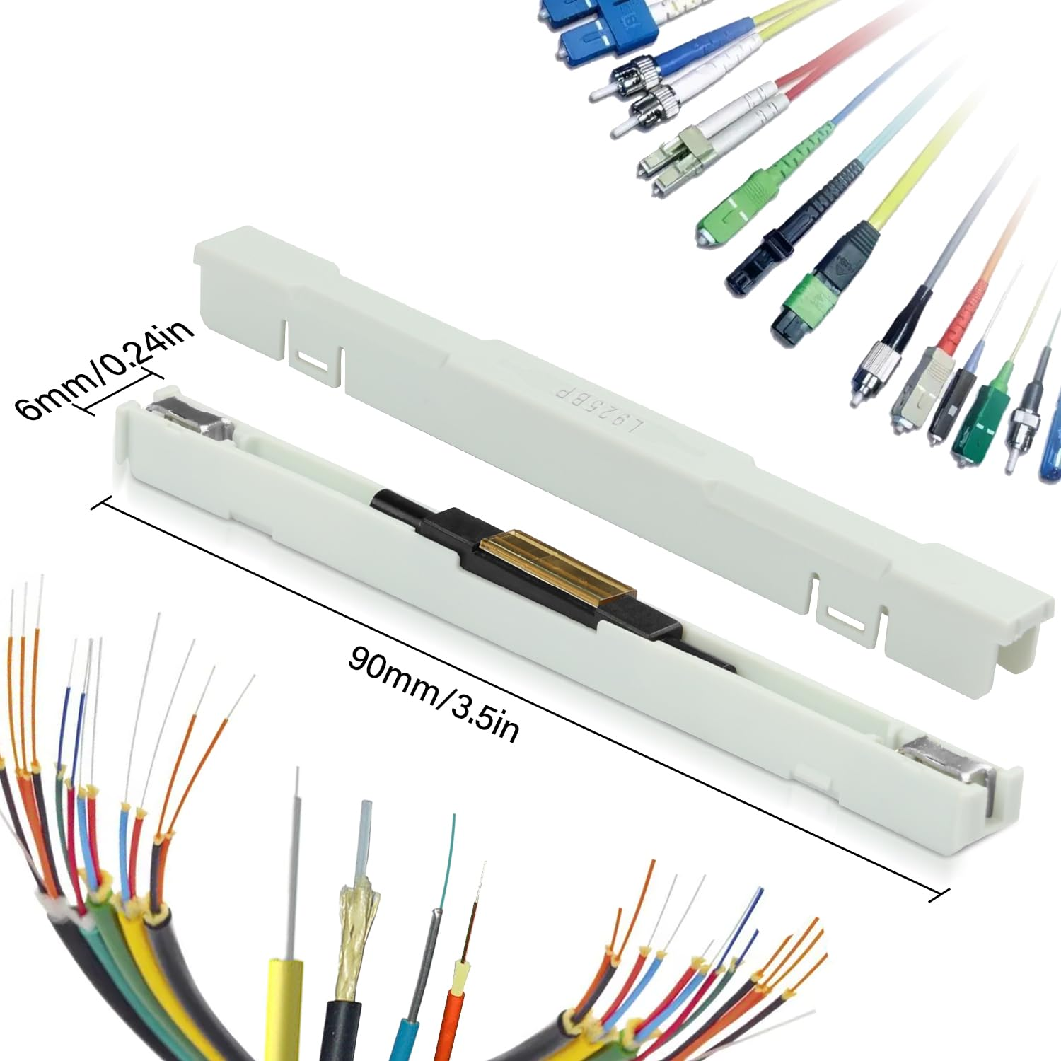 ALLAN Bare Optical Fiber Cold Connector Drop Cable Splice Fiber