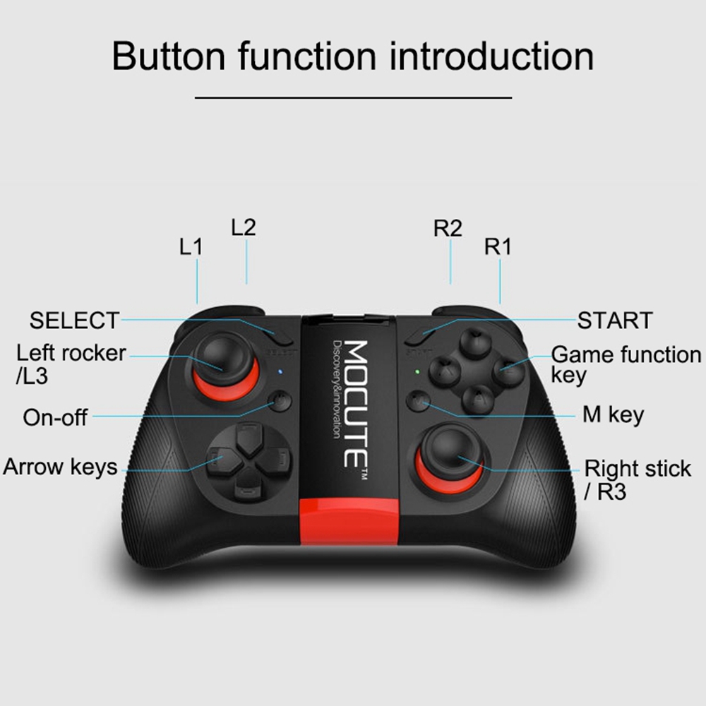Mocute 050 Bluetooth V3.0 Game Controller Gamepad | Shopee Philippines
