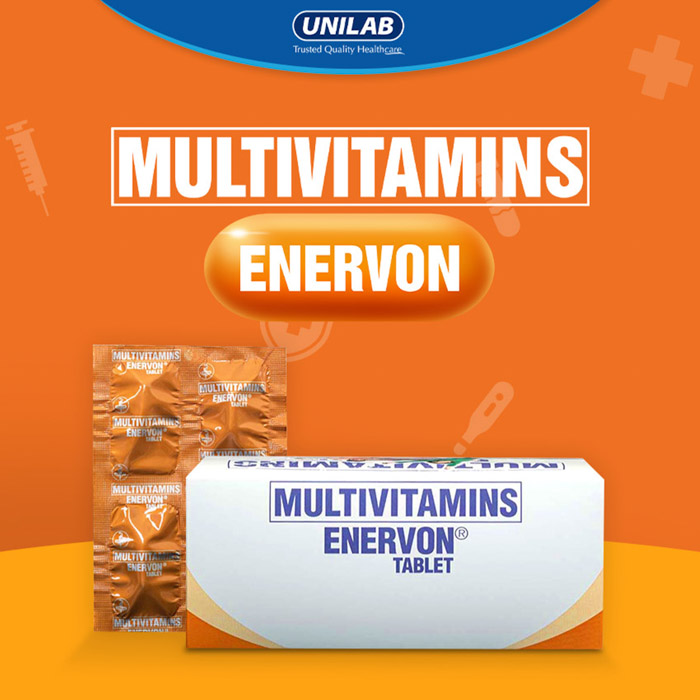 [Gift an Enervon] Unilab Enervon C Multivitamins for Adults 30 Tablets