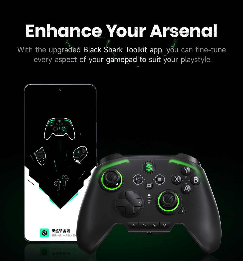 Black Shark Green Ghost Gamepad