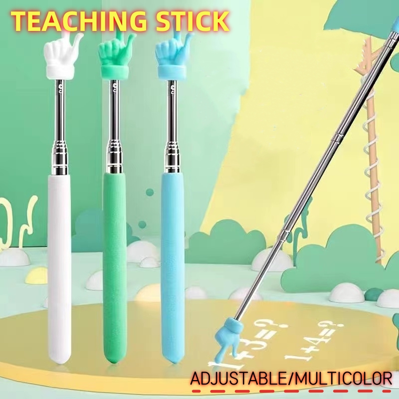 Telescopic Teachers Pointer Rod Finger Design Retractable Teaching ...