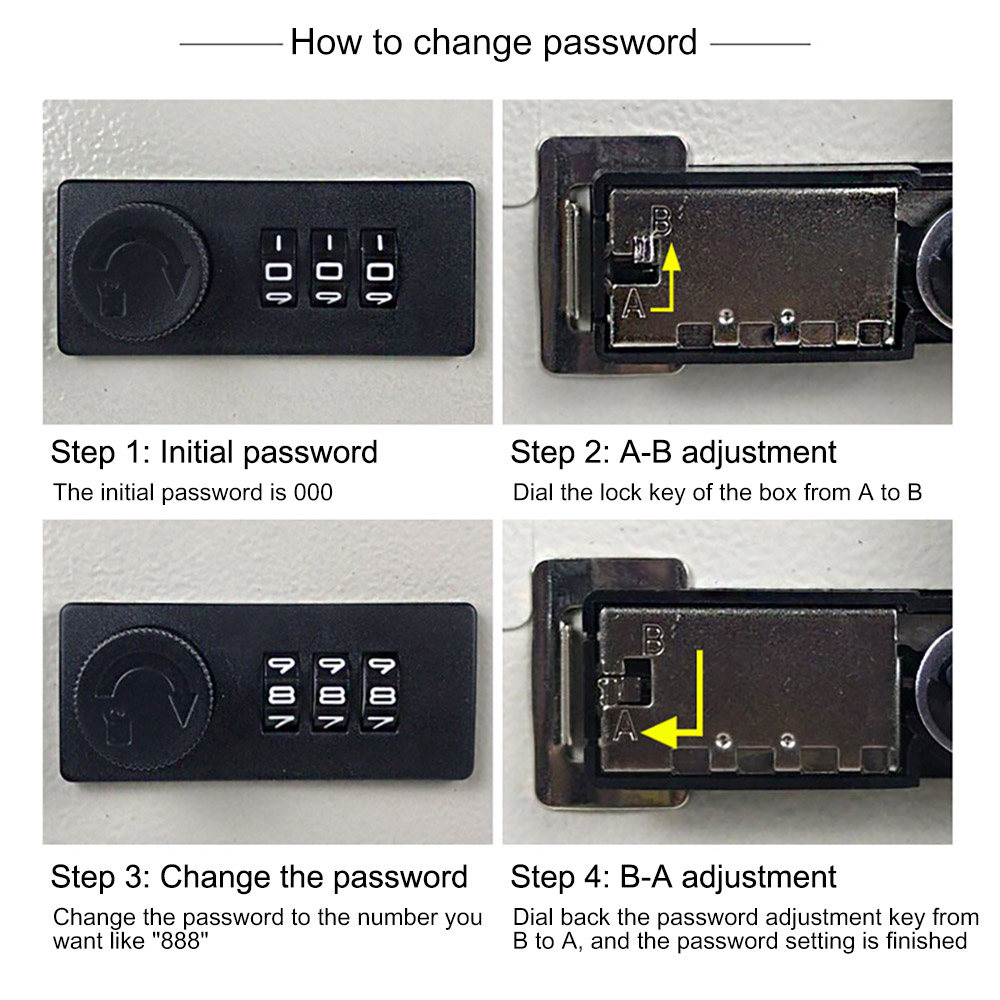 Home Wall Mounted Storage Security Password Key Safe Box | Shopee ...