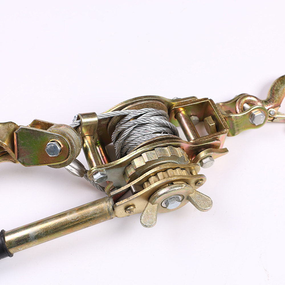 Carrucola Manuale Kerbl - Tiratore A Cricchetto - 3m Cavo Acciaio - Per Agricoltura E Campeggio - Foto 5