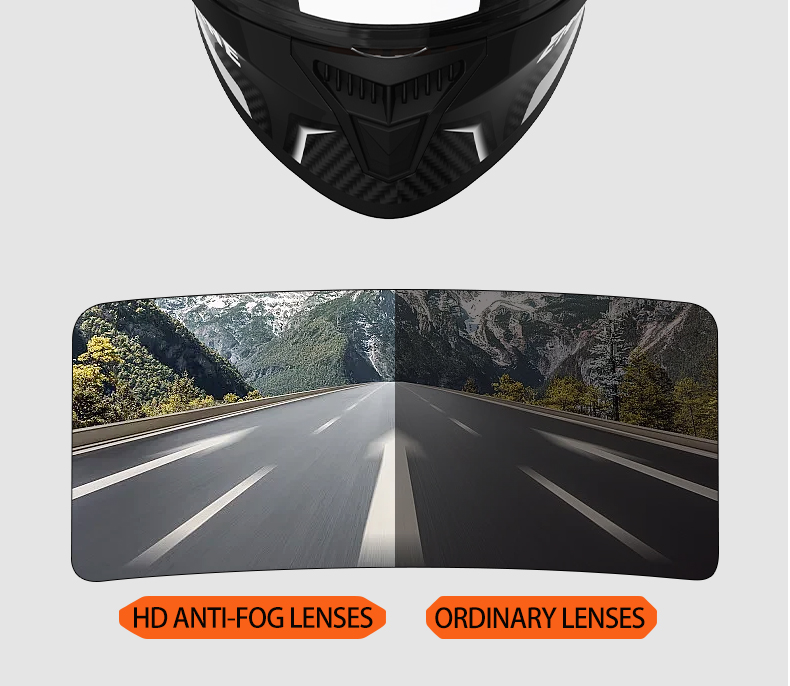 AXK 902 dual lens motorcycle helmet unisex full face helmet with ICC ...