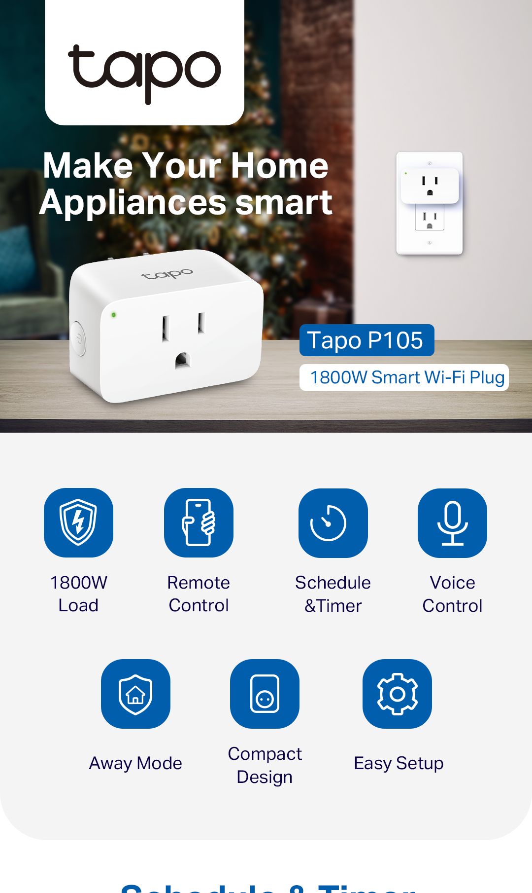 TP-Link Tapo P105 Mini Smart Wi-Fi Plug | Shopee Philippines