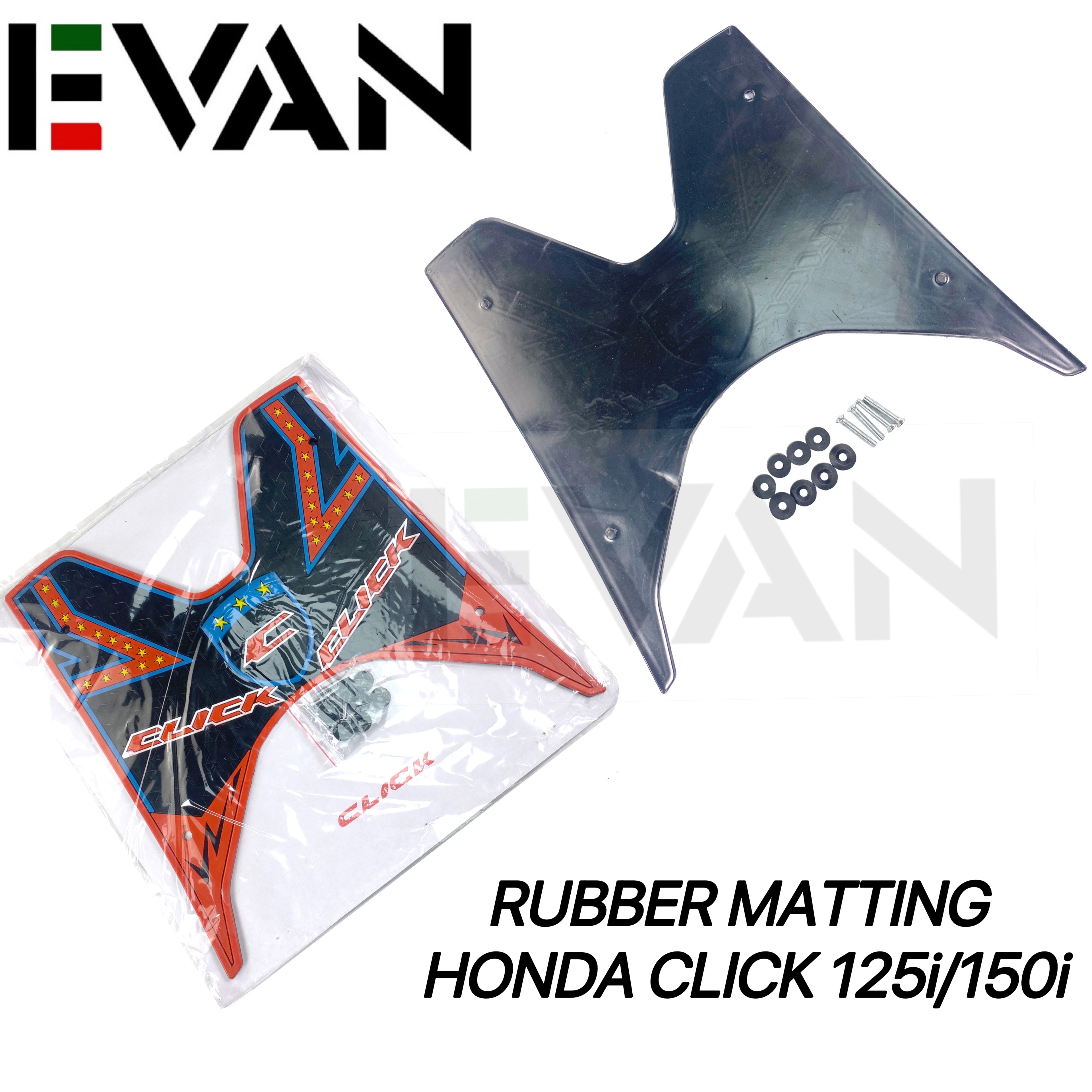 EVAN.SHOP Rubber Matting for Honda Click 125i/150i v1,v2 Made in ...