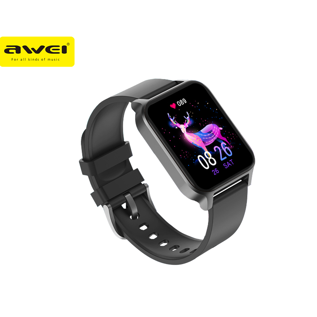 Awei H8 Heart Rate Sports Smartwatch Wristband Multi-Sport Mode