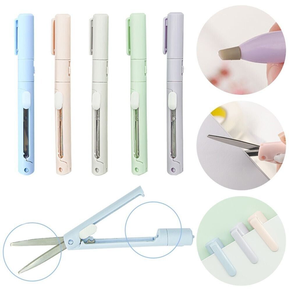 2in1 Craft Scissor Pen Cutter Sharp | Multi-function & Foldable| Blade ...