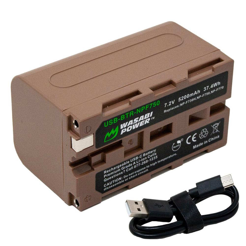 NEEWER NP-F750 Lot de 2 batteries de rechange, 7000 mAh, 5,4 heures