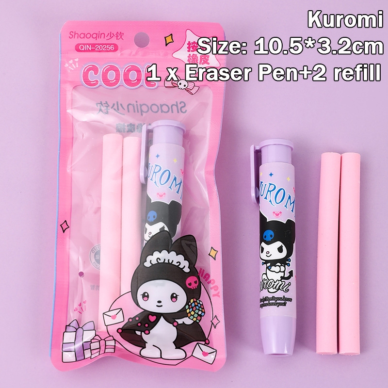 METECH writing eraser Retractable Eraser Pressable Eraser Pen kid gifts ...