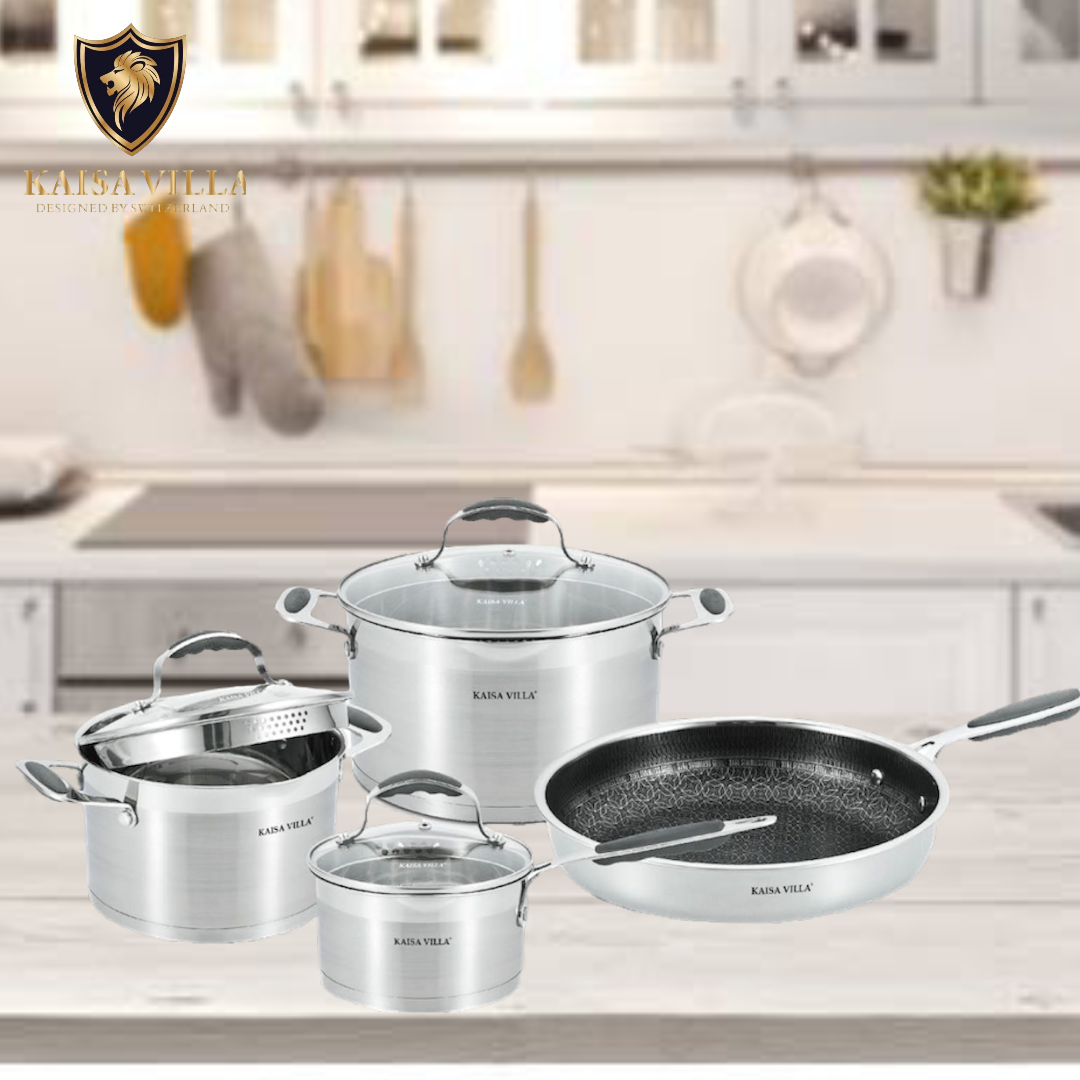 Kaisavilla 304 Stainless Cookware set (include cover) Glass cover ...
