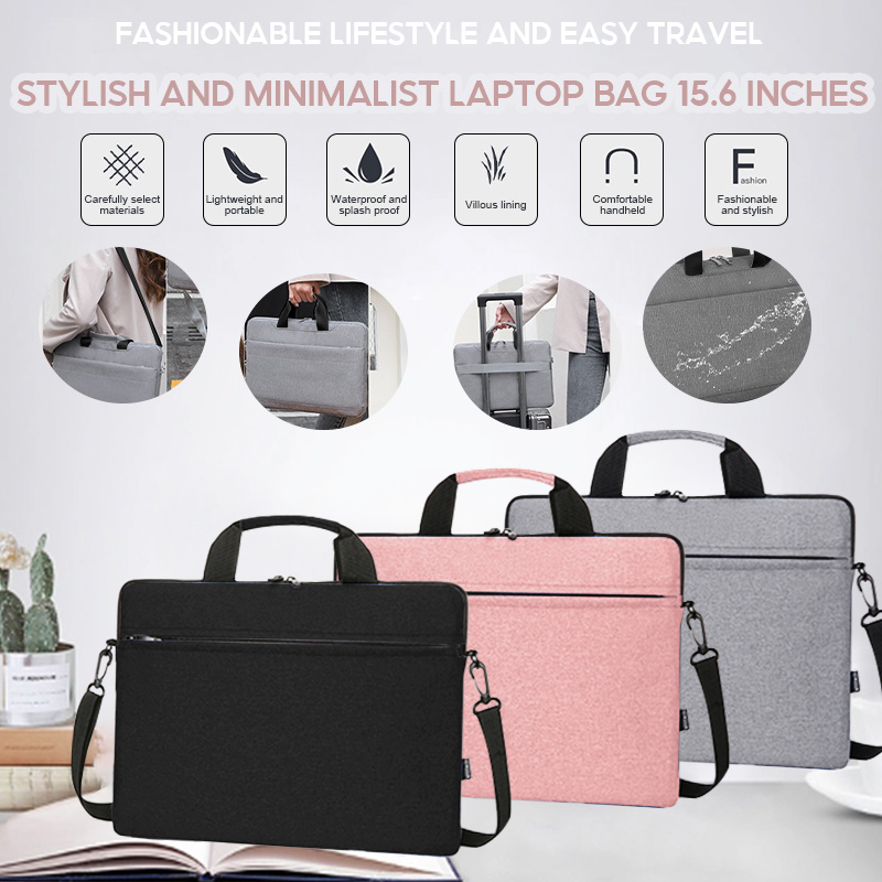 Evora 14 15.6 Inch Universal Laptop Bag For Woman And Man Handle Laptop Pouch Bag Waterproof