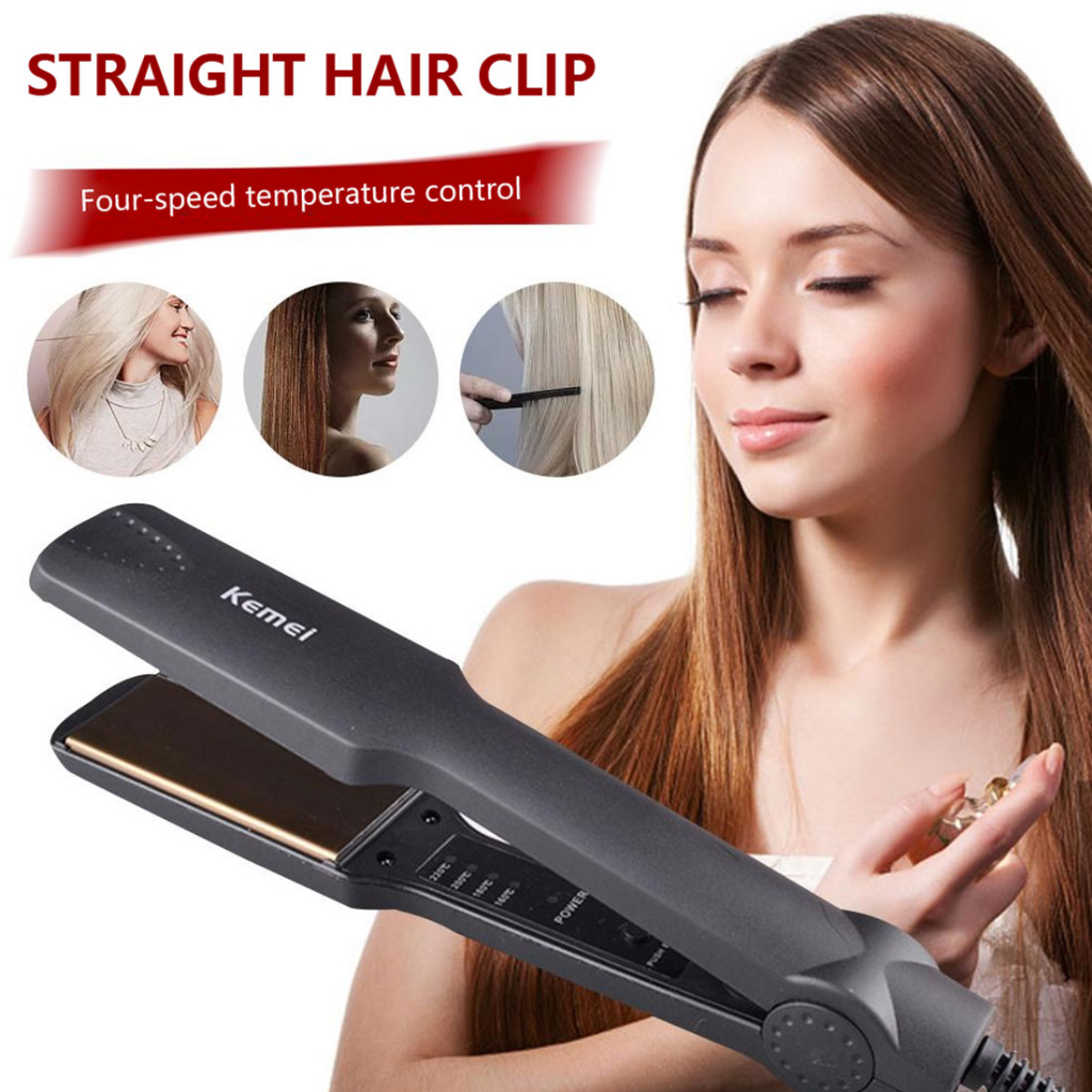 Kemei Professional Electric Splint Temperature Adjustment Hair ...