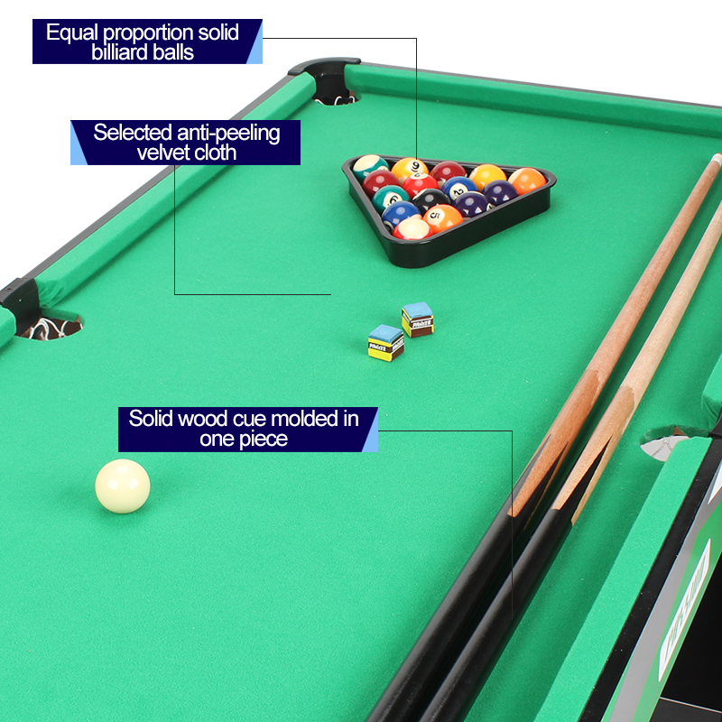 Mini Billiard Table Set For Kids Wooden Tabletop Pool table Set With ...