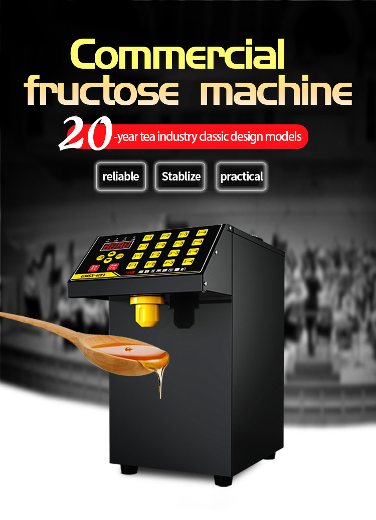 BOBI Fructose syrup16 grid automatic commercial syrup dispenser milk ...