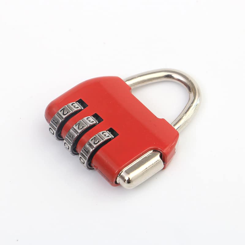 3 Digit Combinations Padlock Safe Cipher Lock Small Combination Lock ...