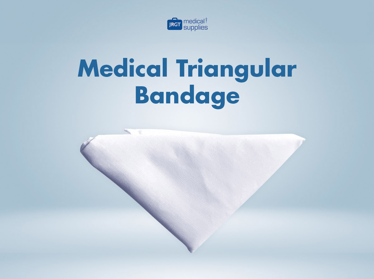 Medical Triangular Bandage - Large Cloth Bandage for Injury Support and ...