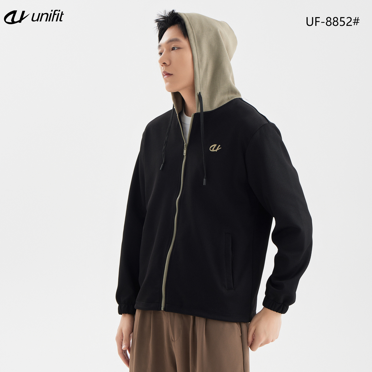 UNIFIT Hoodie Jacket Plain Long Sleeve Jacket For Men And Women High ...