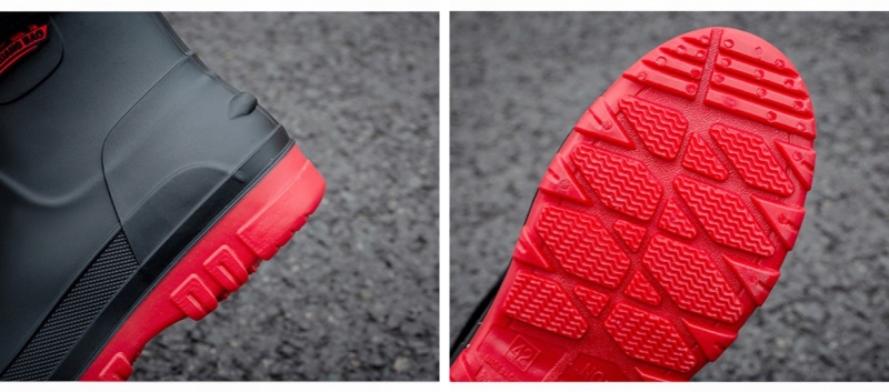 Short Tube Men's Rain Shoes, Waterproof Shoes, Anti Slip Rain Boots ...