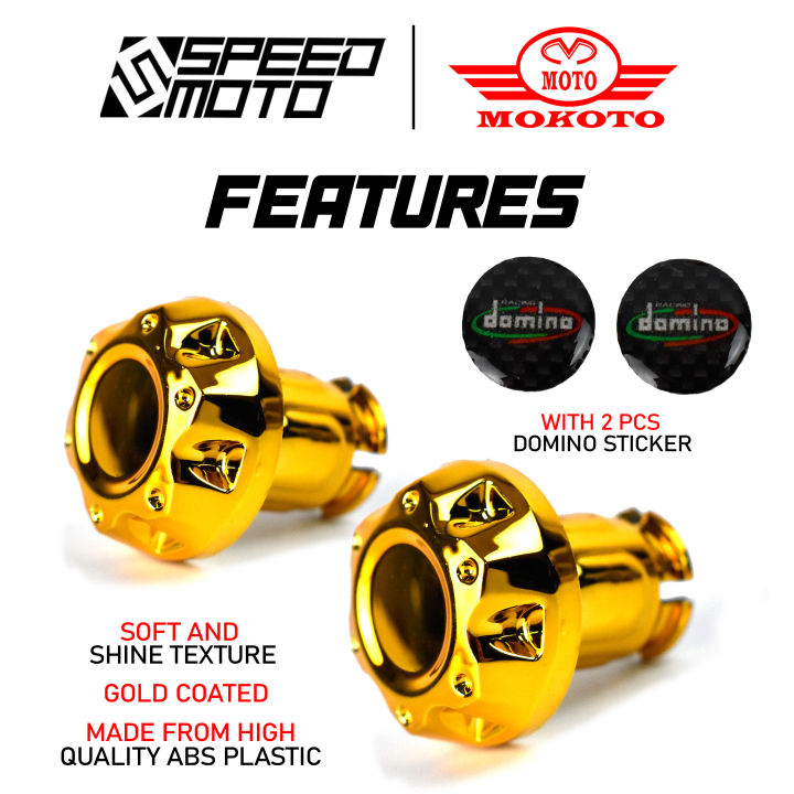 MOKOTO UNIVERSAL BAR END PLUG FOR HANDLE GRIP Z-2402 / HANDLE PLUGS FOR ...