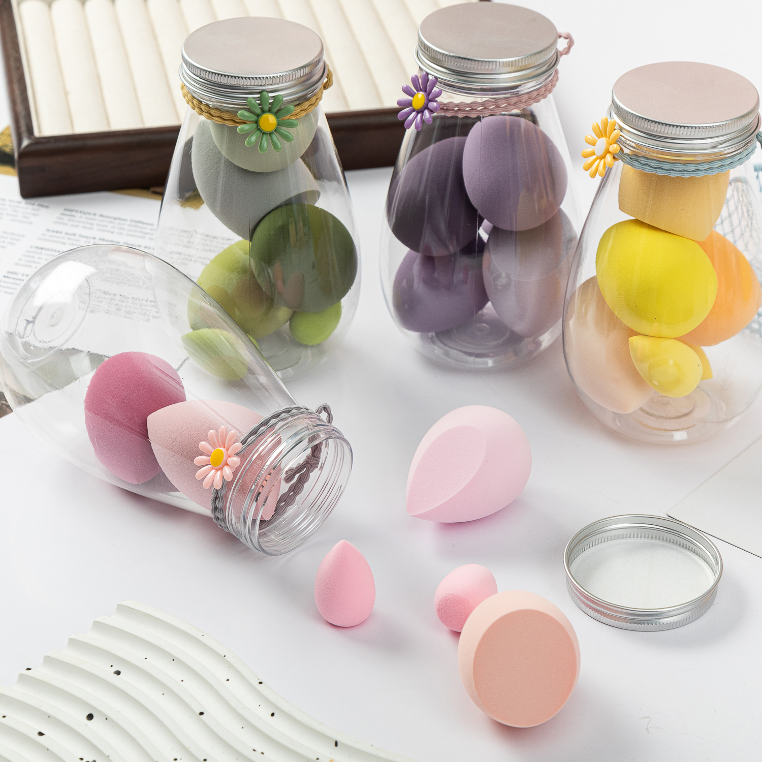 NECK 6PCS 7 PCs/Set Beauty Blender Make Up Sponge Super Soft Makeup