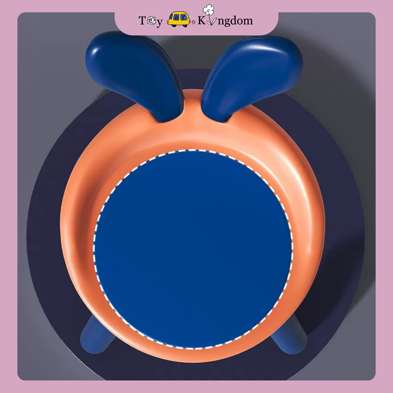 Baby Chair/Stool With Backrest Kids Bunny Cartoons PP(Plastic) Rabbit ...