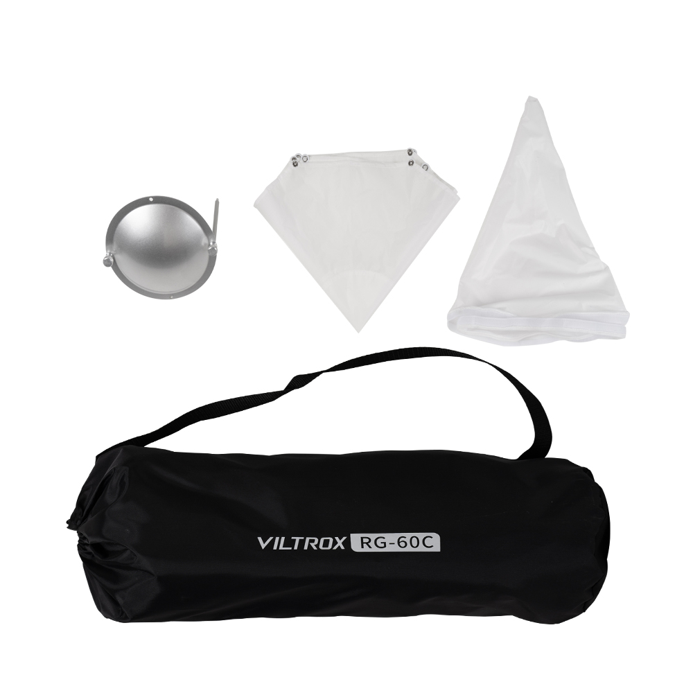 Viltrox RG-60C 60cm Foldable Deep Parabolic Softbox Reflector Diffuser ...