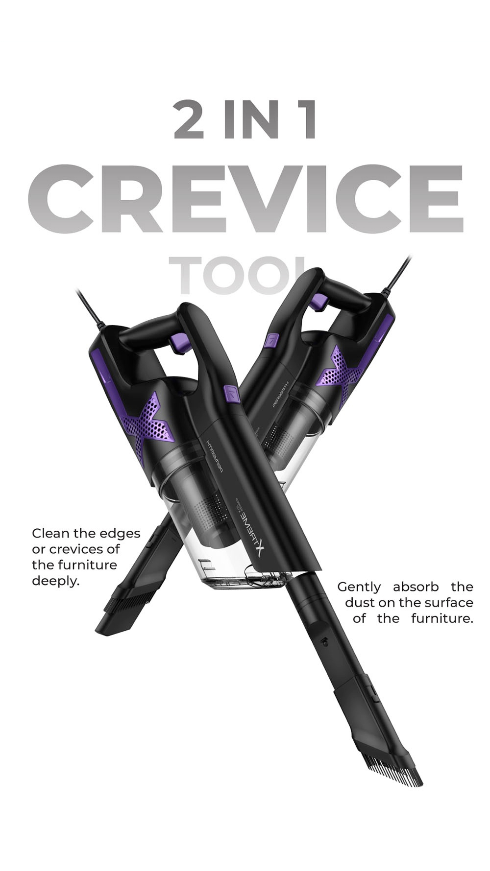 [Heavy Duty]PerySmith X10 Handheld Vacuum Cleaner Xtreme Series 1000W
