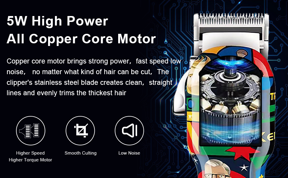 Kemei MAX2092 Hair Clipper For Men Barber Fade Hair Cutting Machine ...