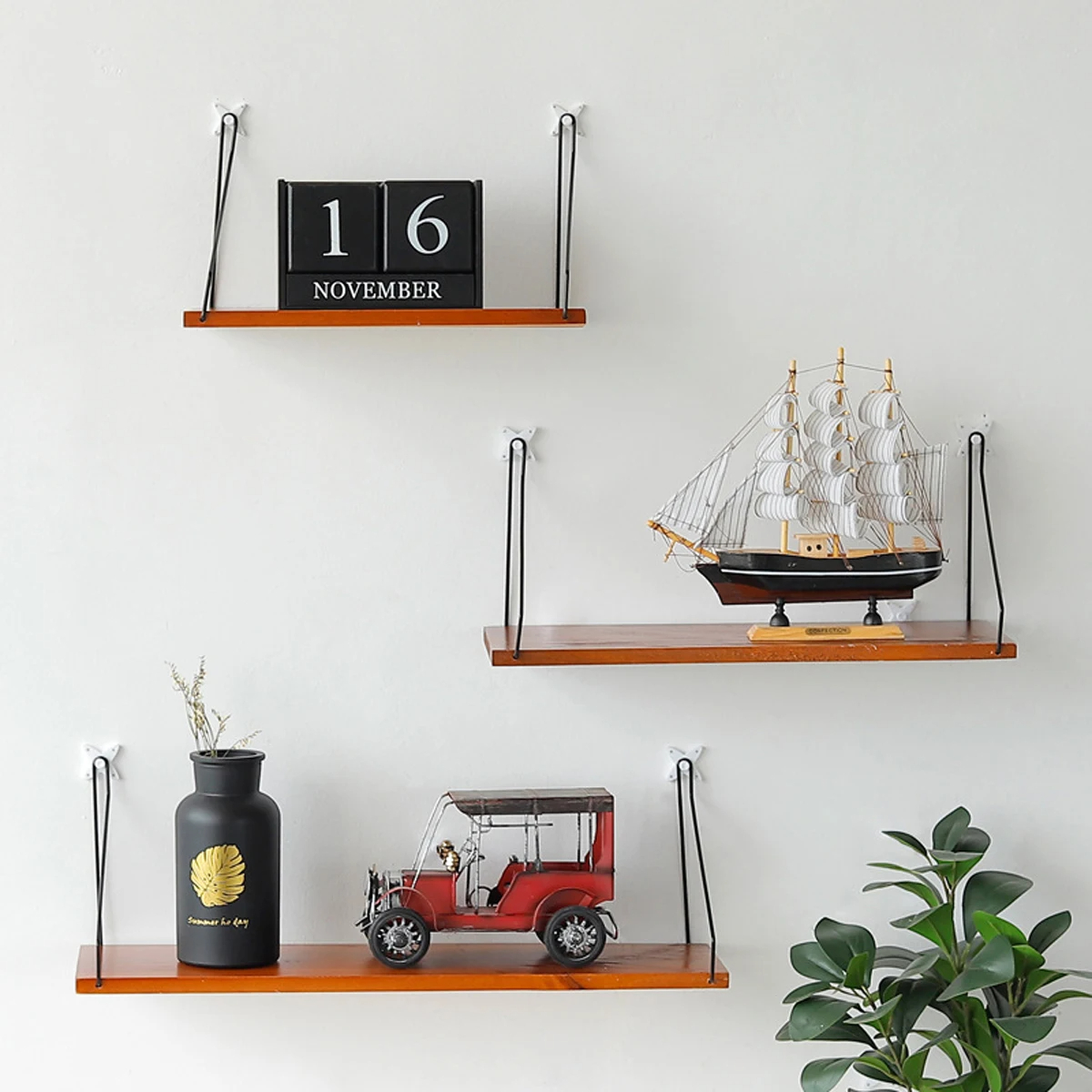 Wooden Wall Racks,Solid Wood Living Room Bedroom Partition Storage Rack ...