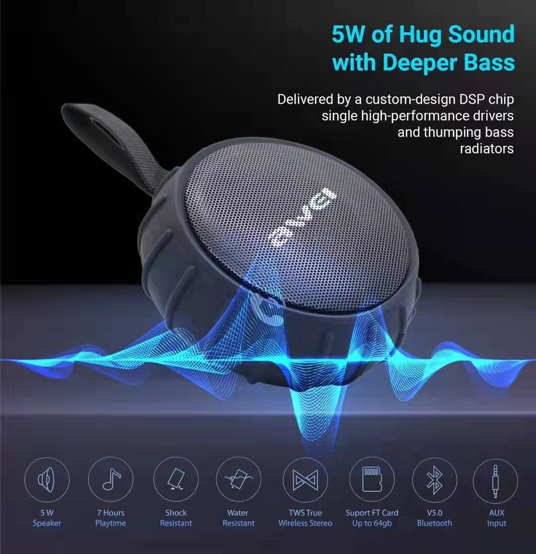 Awei Y320 TWS Function Portable Mini Bluetooth Wireless Speaker ...