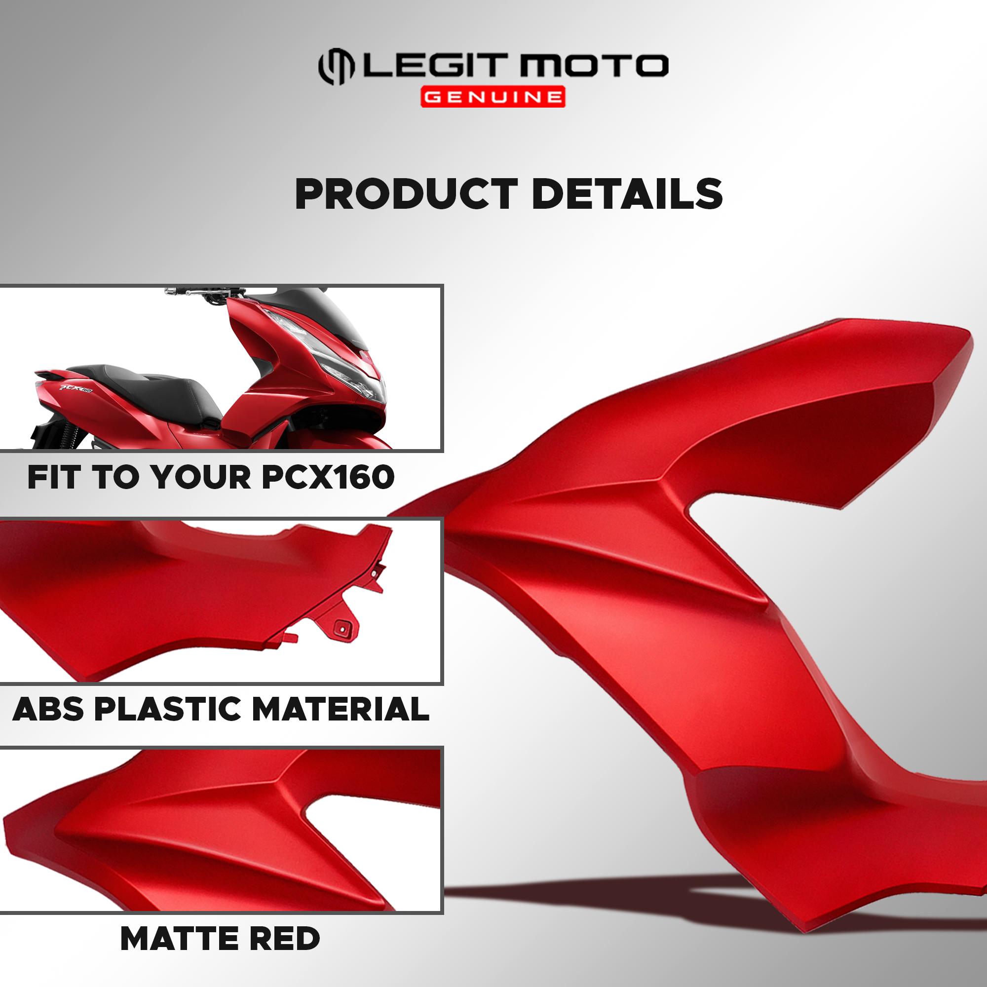 LEGITMOTO HONDA PCX 160 FRONT SIDE COVER LEFT / RIGHT MATTE FINISH ...