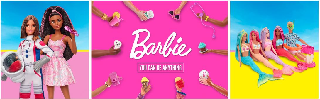 Barbie Made to Move Doll C, Poseable Yoga Body Figure for