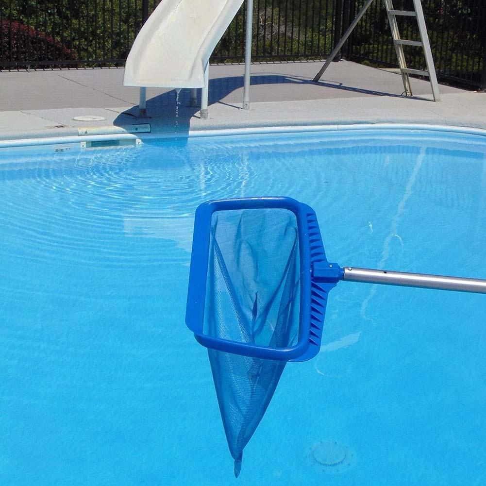 DE Heavy-duty Deep Water Net Swimming Pool Rake Bag Head Spas Skimmer ...