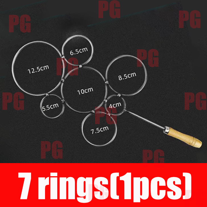 5cm/6.5cm/8.5cm/10cm Ironing Ring Flaming Bottle Iron Ring Glass Bottle ...