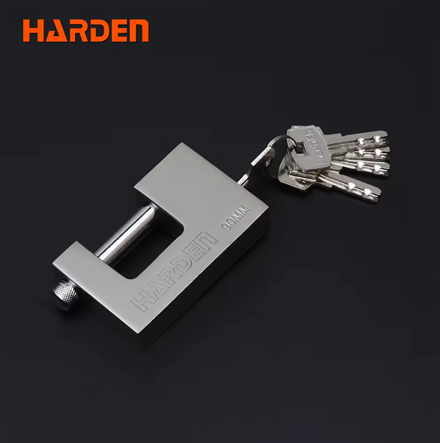 Harden 622494 90mm Rectangular Lock side open padlock new for door Iron ...