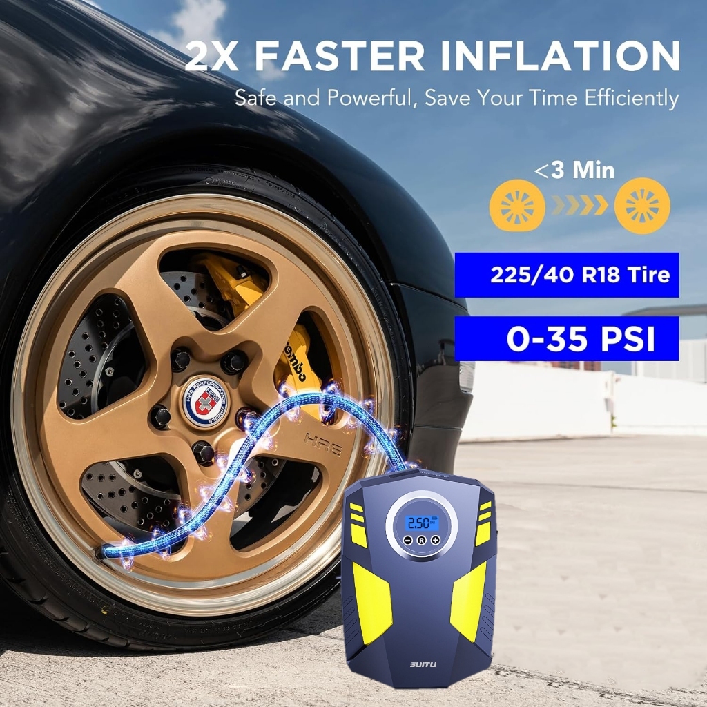 2025 New high quality mini portable tire inflator for car air pump Car ...